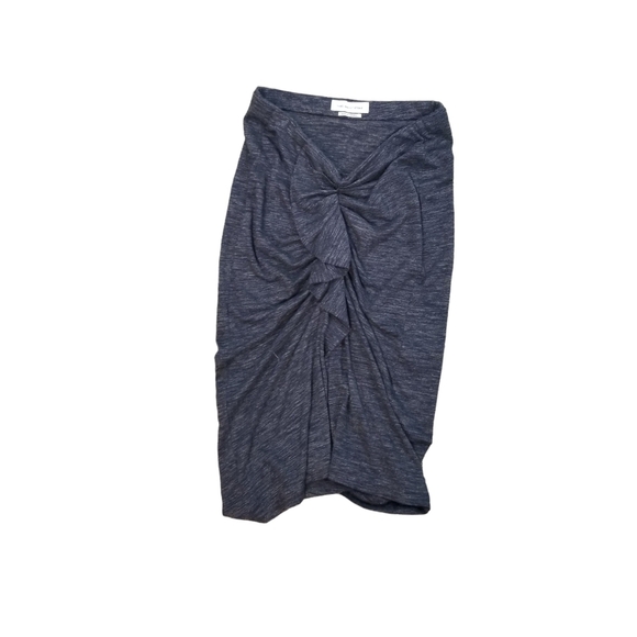 Isabel Marant Etoile gathered bodycon pencil skirt wool blend - Picture 6 of 12